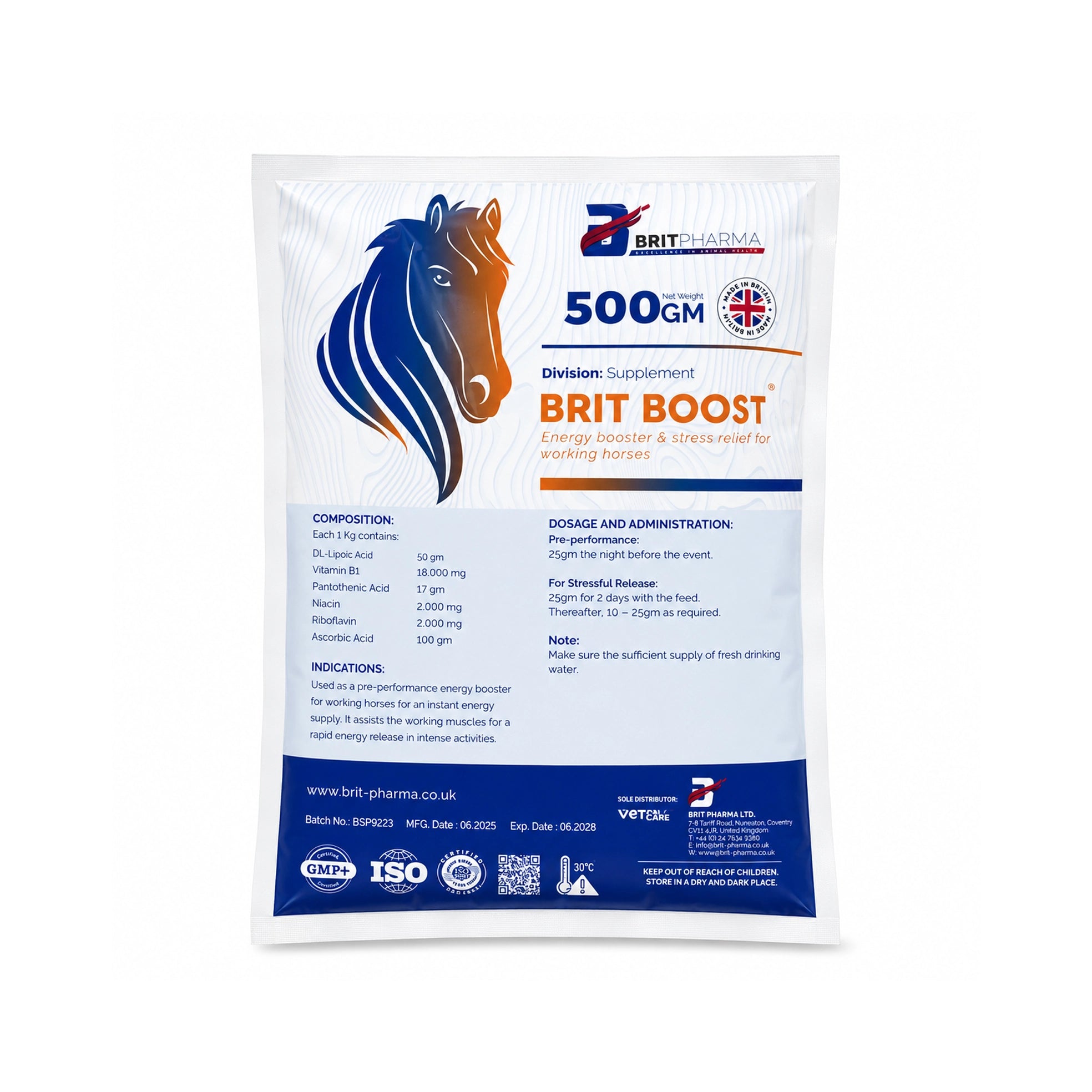 Brit Boost 50GM منشّط طاقة ومضاد إجهاد