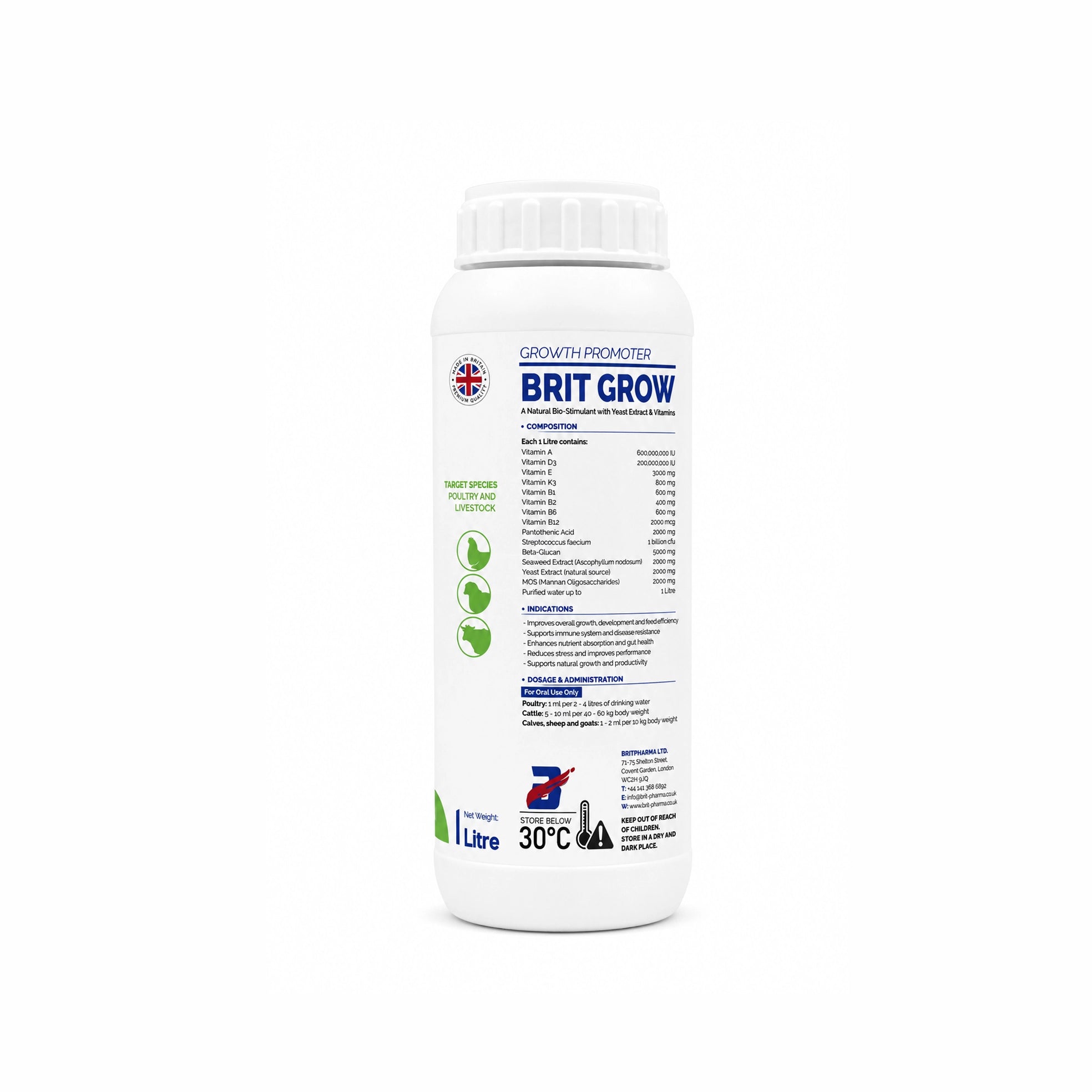 Brit Grow منشّط نمو وهضم