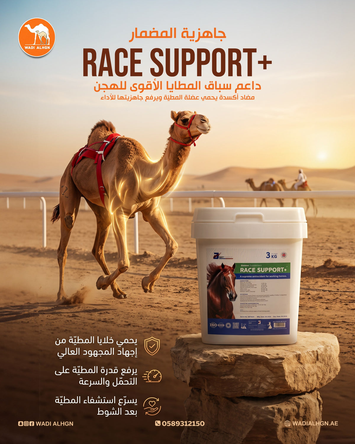 A trusted name in camel &amp; horse care