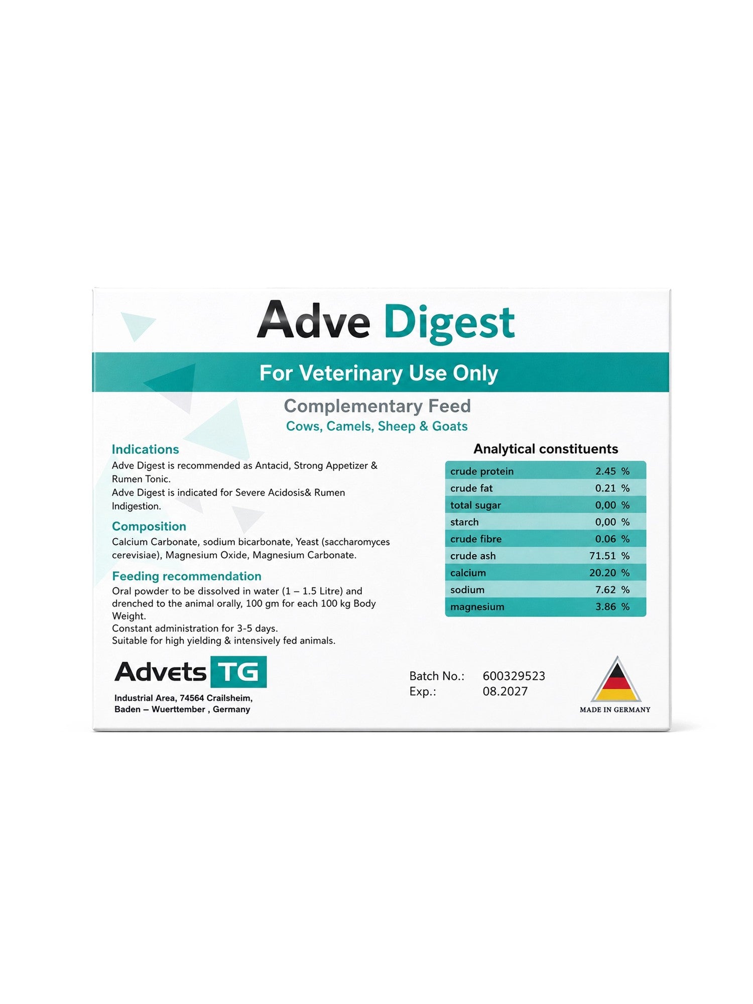 Adve Digest منشّط كرش ومضاد حموضة