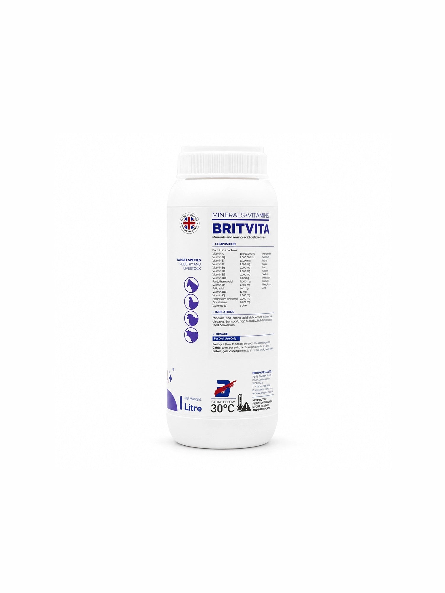 Britvita معادن وفيتامينات وأحماض أمينية
