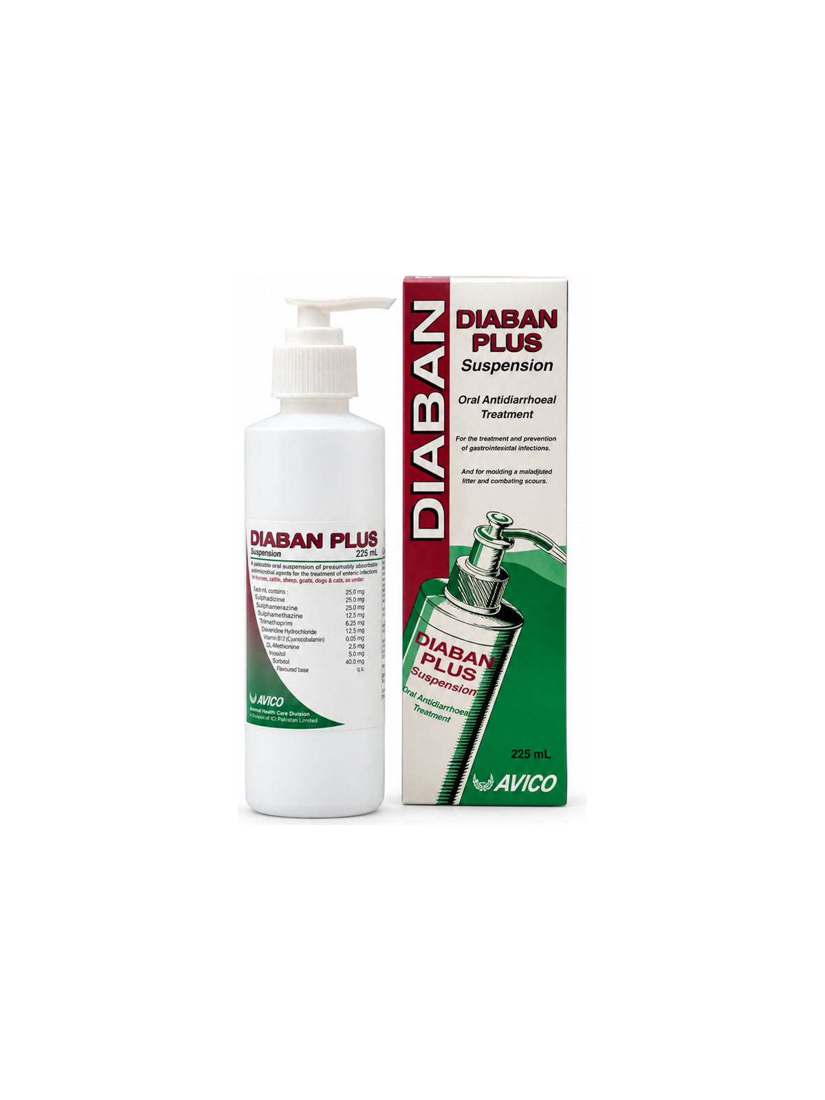 Diaban Plus Oral Antidiarrhoeal Suspension - معلّق فموي مضاد للإسهال للعجول والمواشي