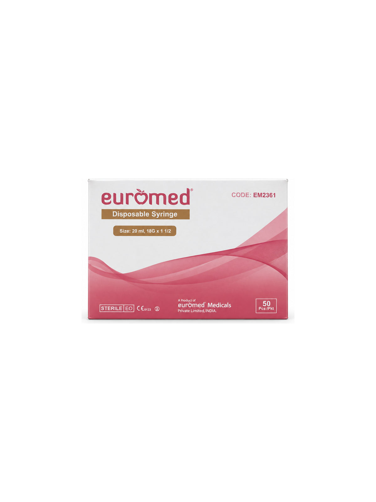Euromed Disposable Syringe 20ml