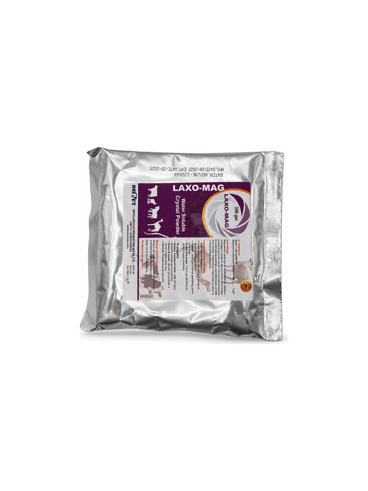 Laxo-Mag Water Soluble Crystal Powder - مسحوق ملين كبريتات المغنيسيوم للمواشي والخيل