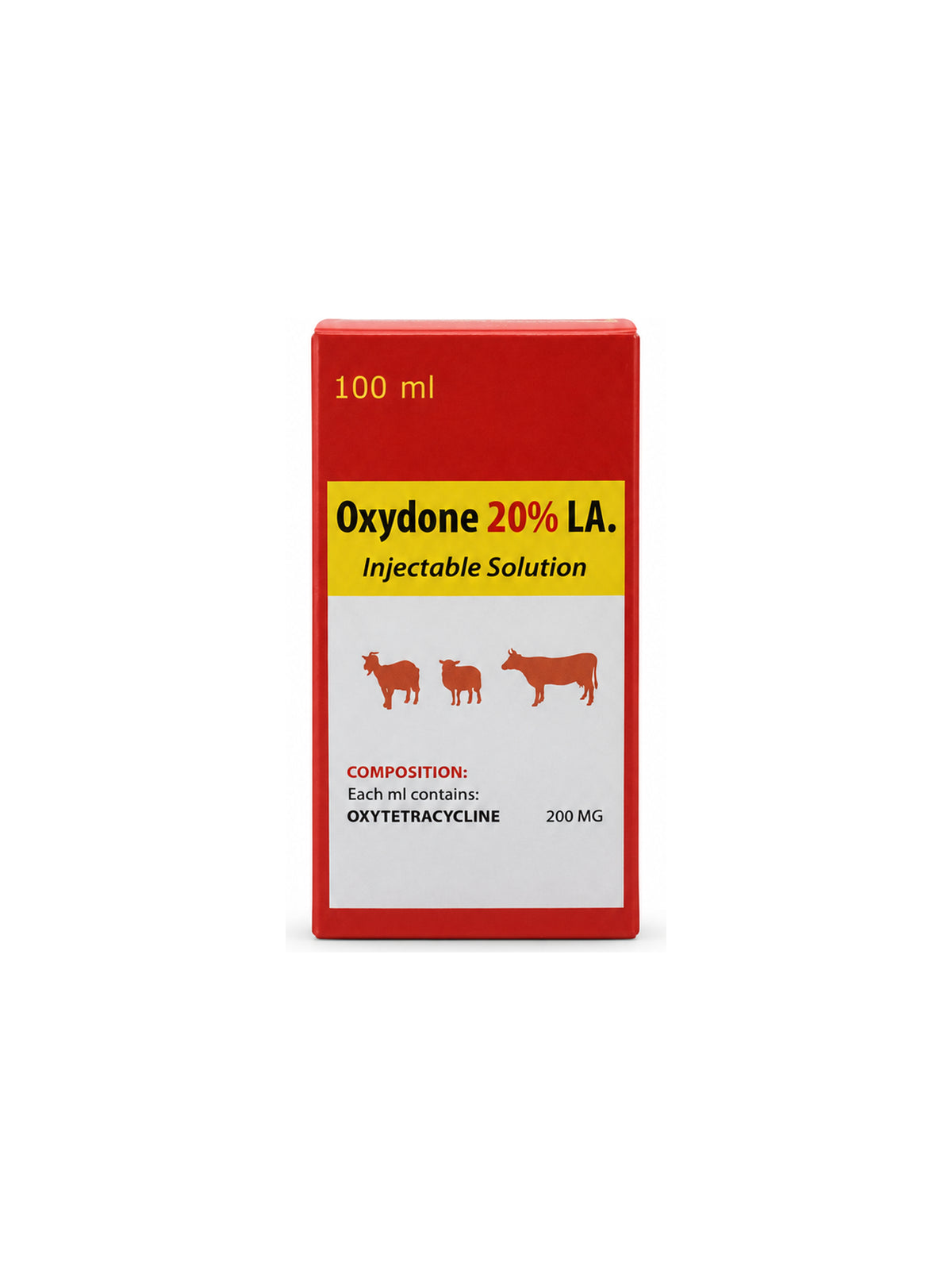 Oxydone 20% LA Injectable - مضاد حيوي حقن oxytetracycline طويل المفعول للمواشي