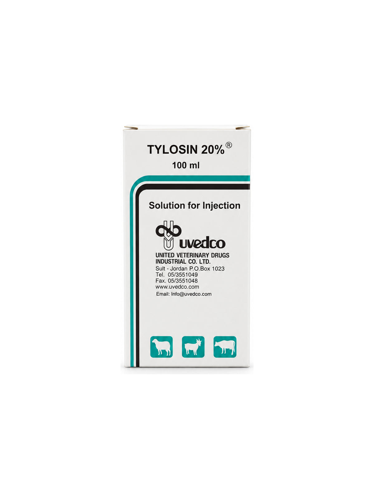 Tylosin 20% Solution for Injection 100ml