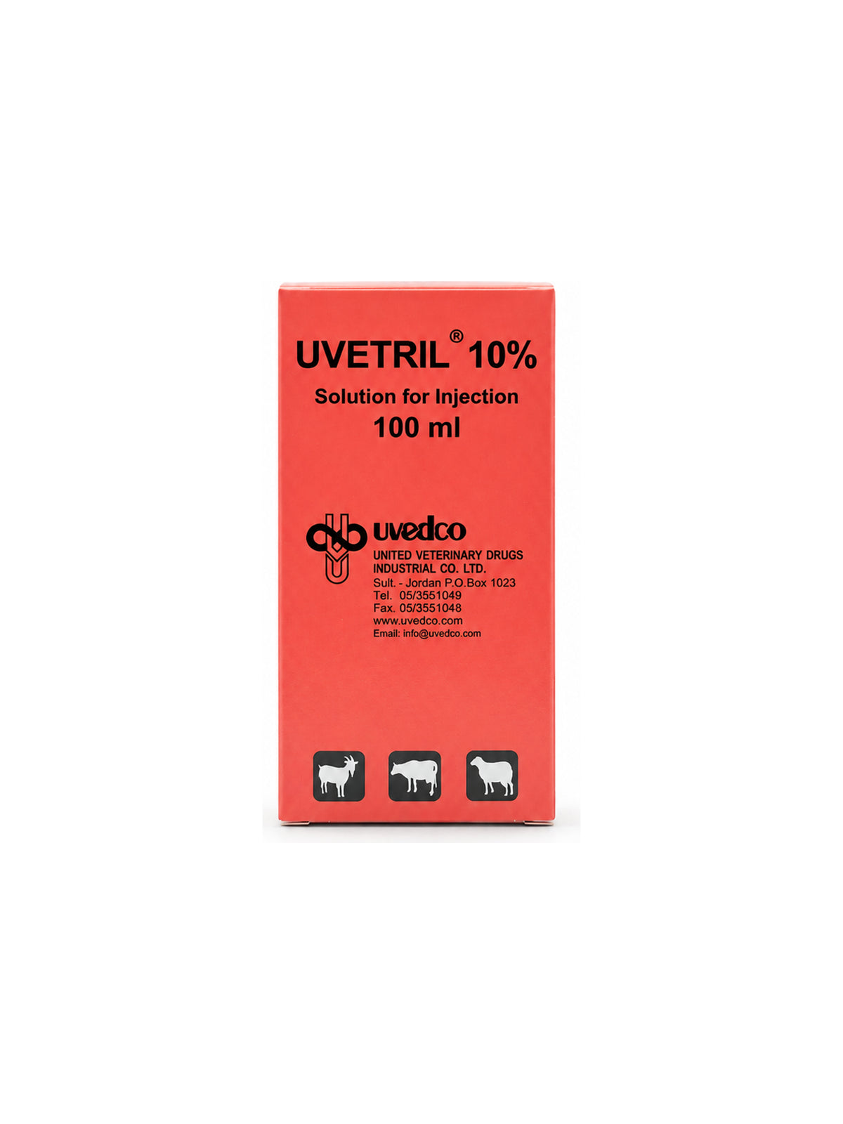 Uvetril 10% Solution for Injection 100ml